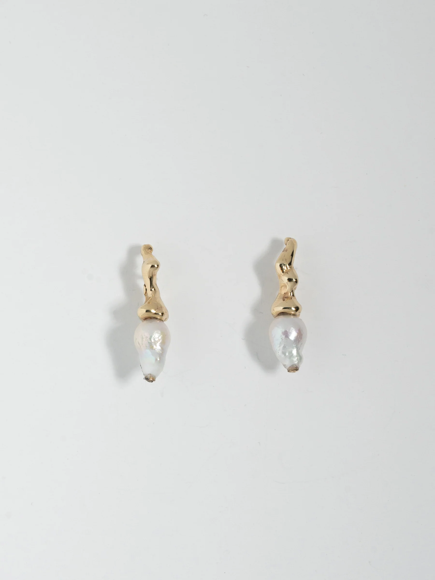 SPRIG PERLA Earrings - 14k Gold - Image 2